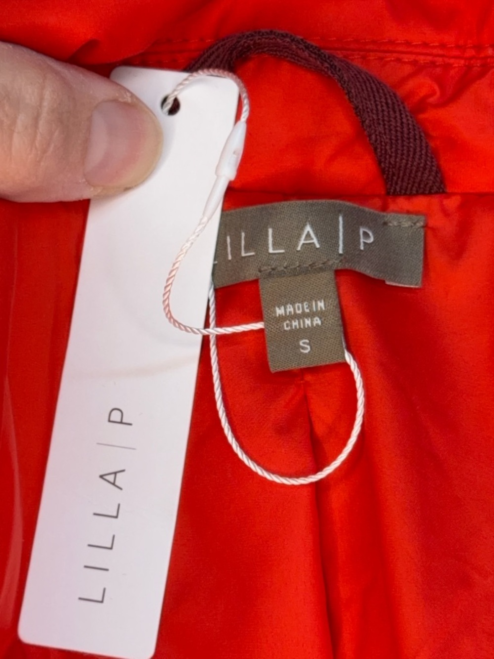 Lilla P Vibrant Red Single-Button Puff Blazer - Picture 10 of 11